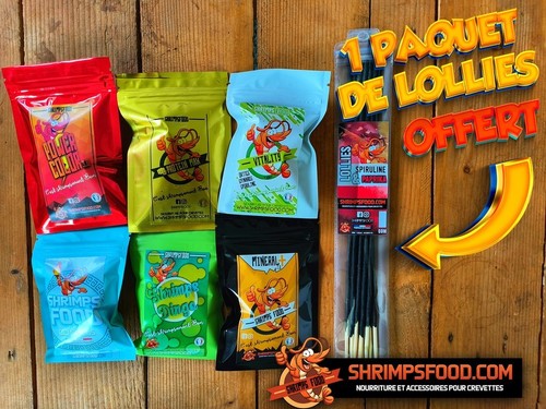 Pack pellets crevettes - pack,