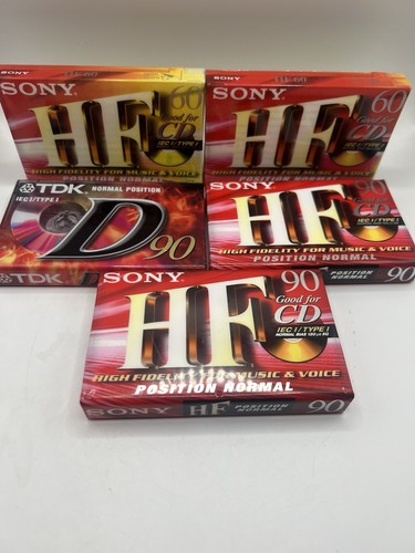 Sony lot cassettes - sony, 5