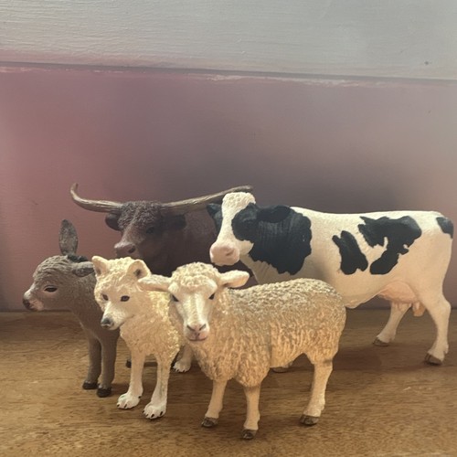 Schleich farm animal lot