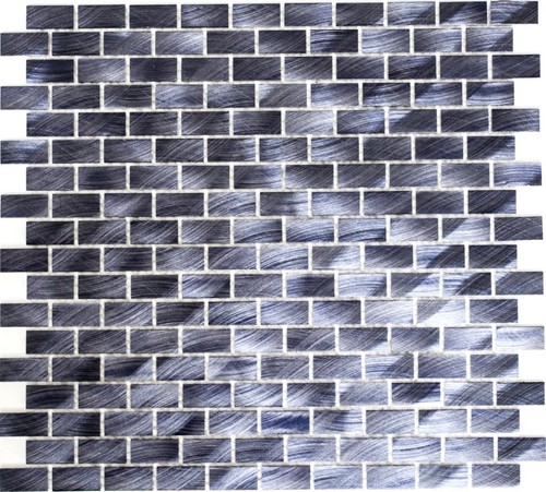 Mosaïque carreau aluminium