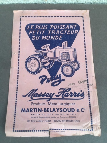 Ancienne petite publicité - , /