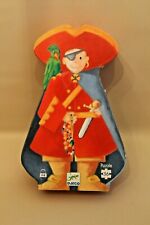 Djeco Silhouette 36 Piece Puzzle Pirate and His Treasure 42 x 30cm 4 Years and Up