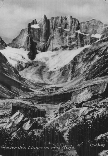 Grave glacier des - la,