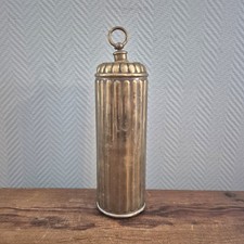 Ancien chauffe-lit en laiton