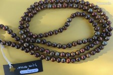 Collier La Balinaise Sautoir Bois Manguier Marron/36