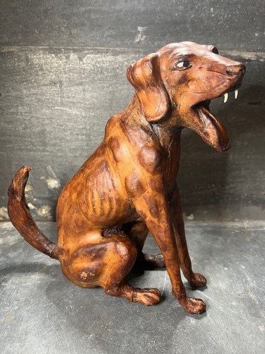 Ancienne sculpture chien - chien, de