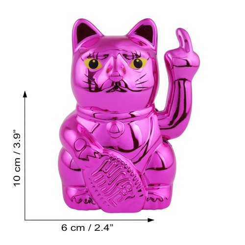 Chat porte bonheur angry - chat,