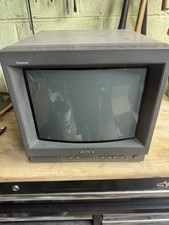 Sony Trinitron PVM-14N5U 14" Color Video CRT Monitor Retro Gaming Working