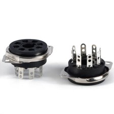 5pcs 8Pin Vintage Tube Bakelite Socket KT88 EL34 5Y3GT 5AR4 5U4G DIY Audio AMP