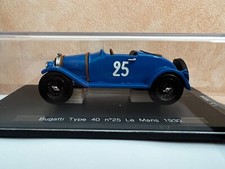 NO SPARK Bugatti Type 40 #25 2nd 24 Heures du Mans 1930 1/43 SLM 43 TRES RARE