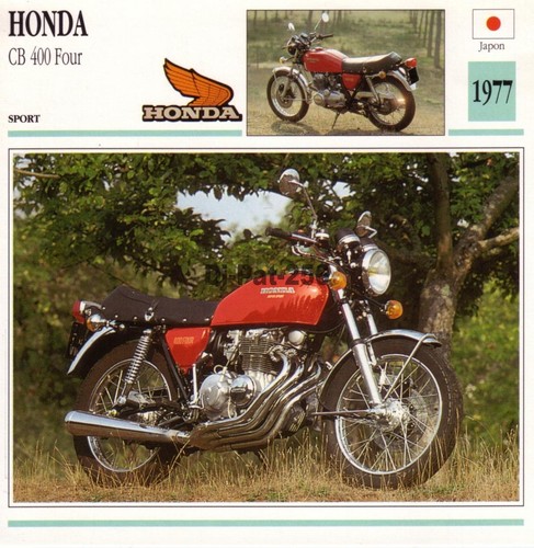 Fiche moto honda 400 - :, four