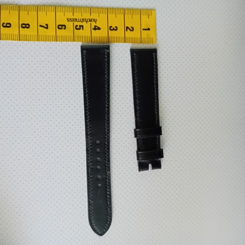 Bracelet montre cuir noir - bracelet,