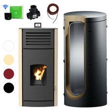 A Robin Wood Enya Aqua Poêle à Pellets / Chaudière 12,15,18,24 & 30 de Kw