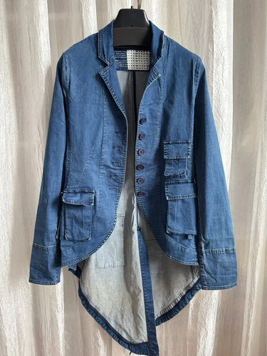 Veste jean queue - veste,