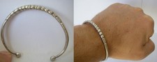JOLI BRACELET jonc 15gr en Argent massif ethnique N°512 solid silver