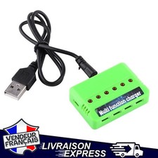 CHARGEUR 6 BATTERIES LIPO 3.7V