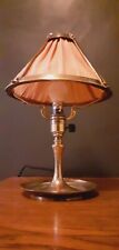 Lamp, empty pocket Art Nouveau, signed bronze noodle