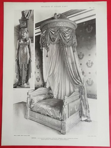 Meuble art empire - empire, lit