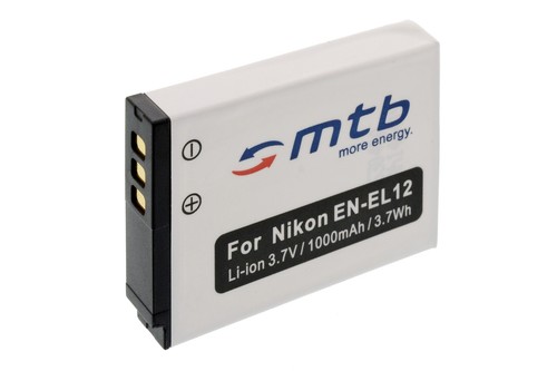 Batterie el12 enel12 - en-el12, pour