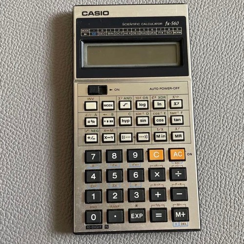 Casio 560 retro scientific - fx-560,