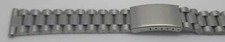 100% PRESIDENT STRAIGHT FIT STAINLESS STEEL BRACELET 16-18-20mm SATIN/POLISHED