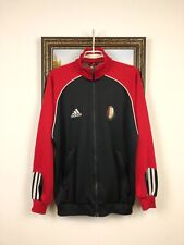 Vintage Standard Liege Football Jacket Soccer Track Top Rare Black Mens Size S