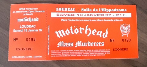 Ticket billet unused - ticket, place