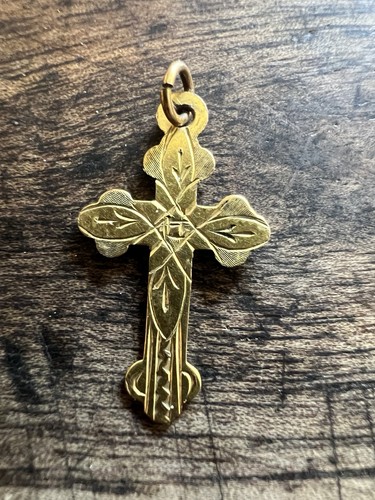 Pendentif breloque plaqué - pendentif, or