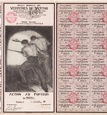SOCIETE NOUVELLE DES VERRERIES DE VERTOU - ACTION AU PORTEUR 1920 -FRANCE NANTES