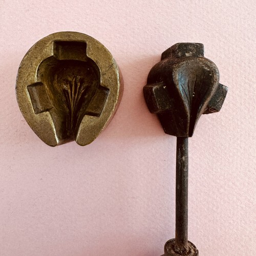 Ancien fer gaufrer - gaufrer, moule