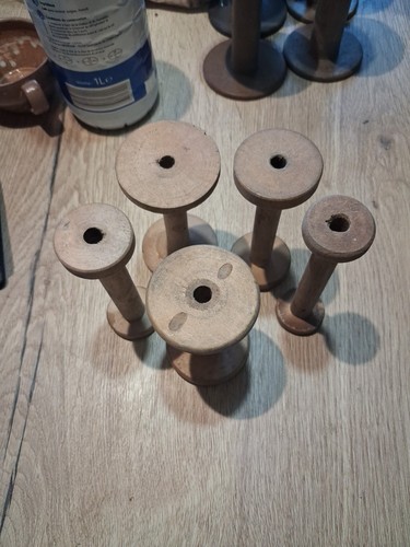 Lot ancienne bobine filature - d'ancienne,