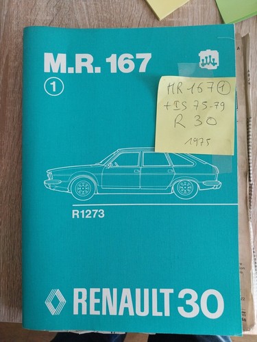 Manuel reparation renault 30 - reparation,