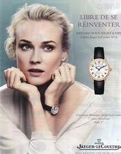 ADVERTISING 2012 JAEGER-LECOULTRE watchmaker & jeweler watch