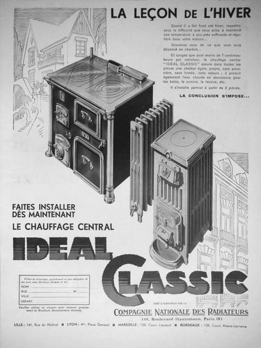 Publicité 1932 ideal classic - publicitÉ,