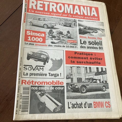 Revue auto rétromania 23 - revue, n°
