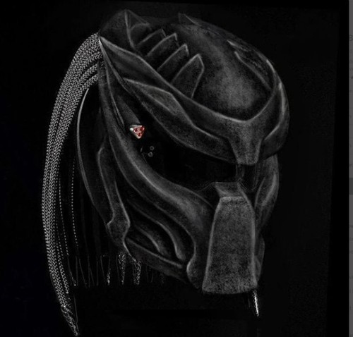 Casque moto chopper - casque, predator