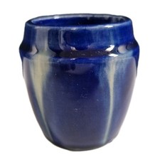 Petit Pot En Céramique Faïence Signé Louis Gueule (ELGÉ) Vierzon Collection