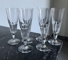 9 Missouri Model Baccarat Crystal Champagne Flutes (Texas)
