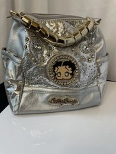  Betty Boop Silver Bag See Pictures Details/ Wear