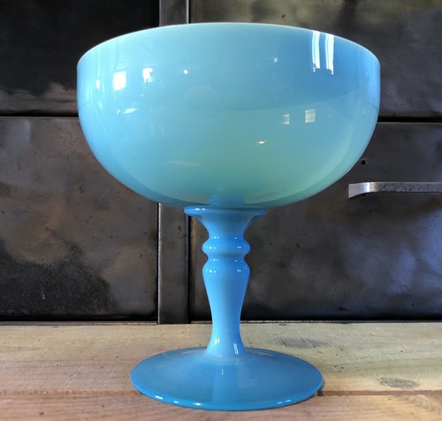 Coupe opaline bleu turquoise - opaline,