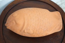 Vintage Fish Shape Terracotta Dish, Zoomorphic Dish