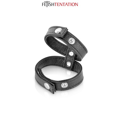 Double anneau cuir pour - double,