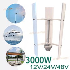 Générateur à éolienne Wind Power Generator & MPPT Controller 3000W 12V 24V 48V
