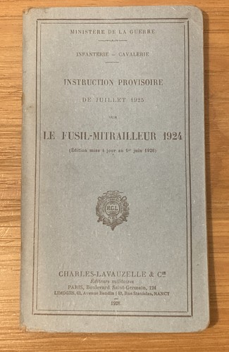 Fusil mitrailleur 1924 - fusil-mitrailleur,