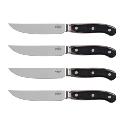 Couteaux steak en acier - couteaux,