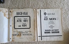 Rock-Ola Jukebox Models 476 481 484 478 481 Max2 Wiring Diagram Pre-owned 