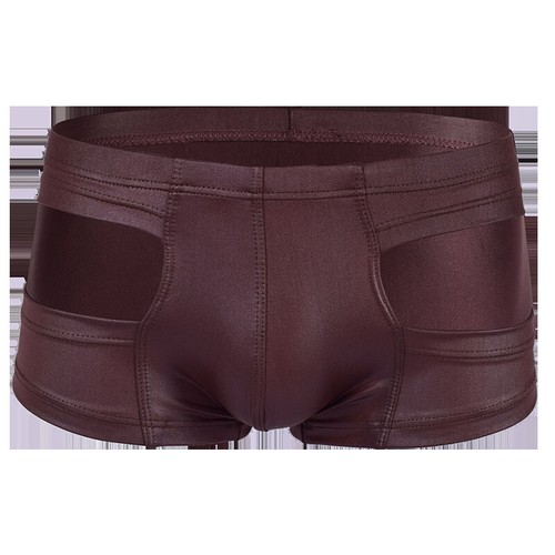 Hommes cuir verni boxers - verni,