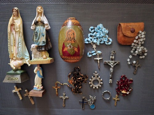 Lot brocante objets religieux - brocante,