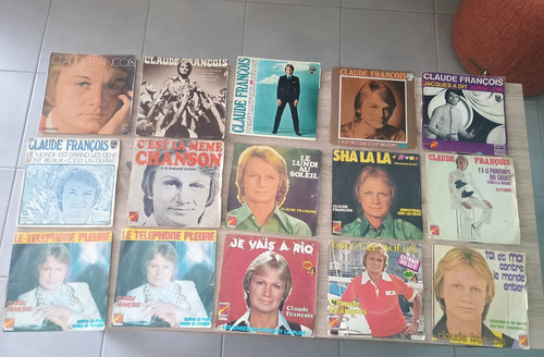 Vinyles claude françois lot - vinyles,