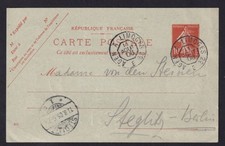 Entier postal avec cachet